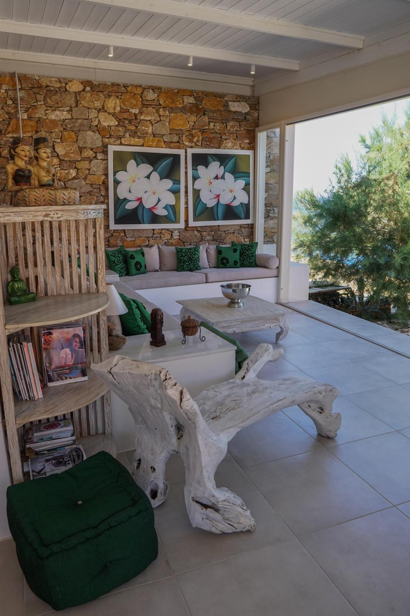 Villa Zen Dans Le Bleu Ermoúpoli Eksteriør bilde
