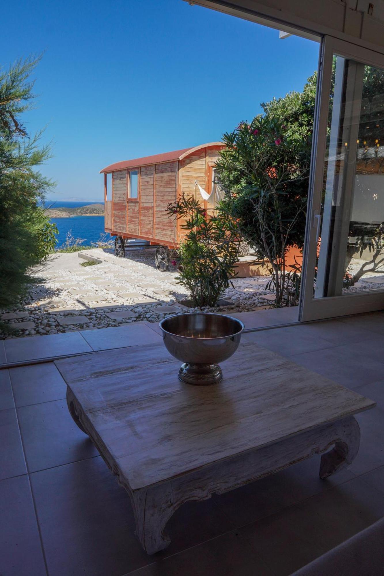 Villa Zen Dans Le Bleu Ermoúpoli Eksteriør bilde