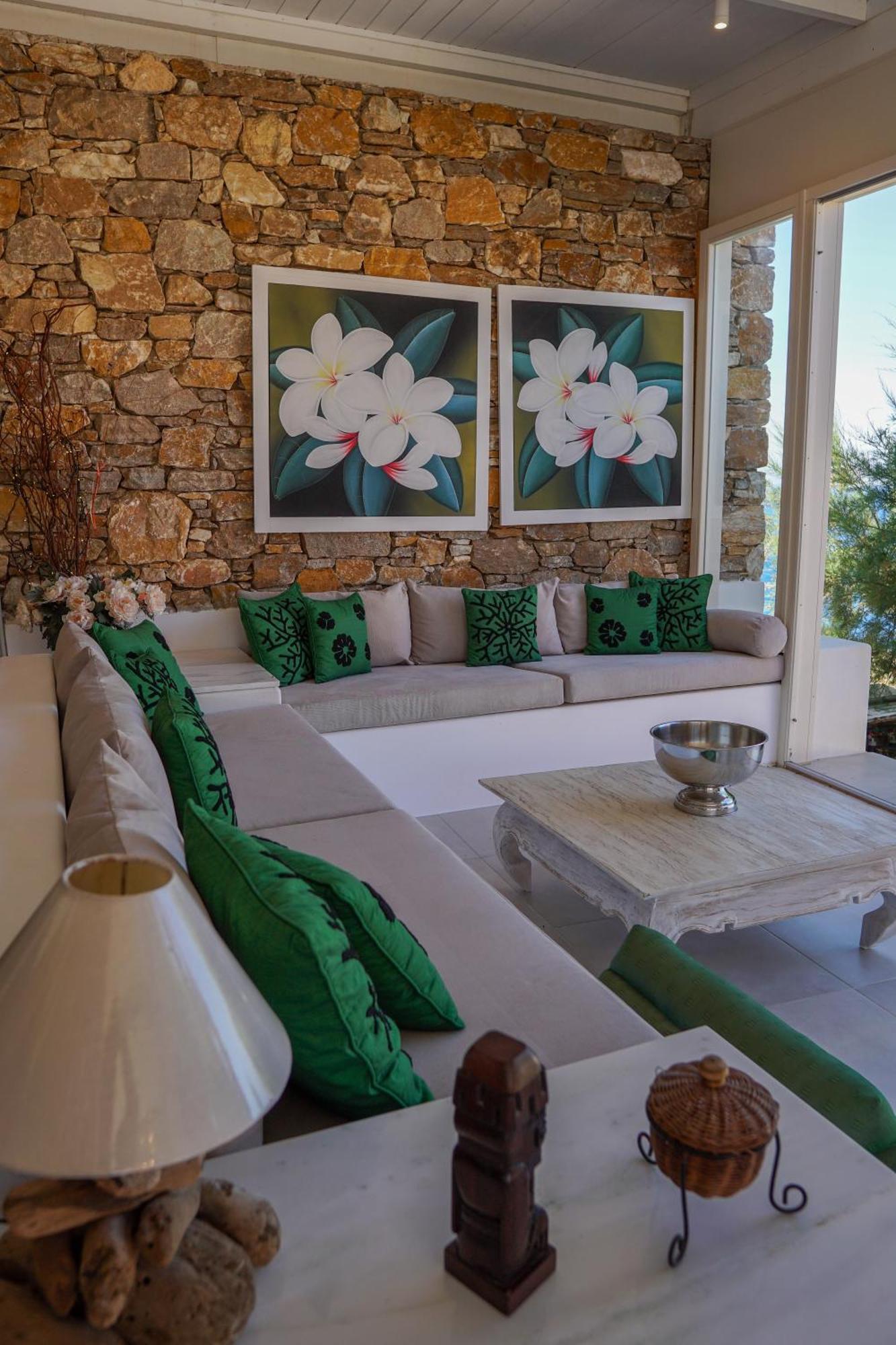 Villa Zen Dans Le Bleu Ermoúpoli Eksteriør bilde