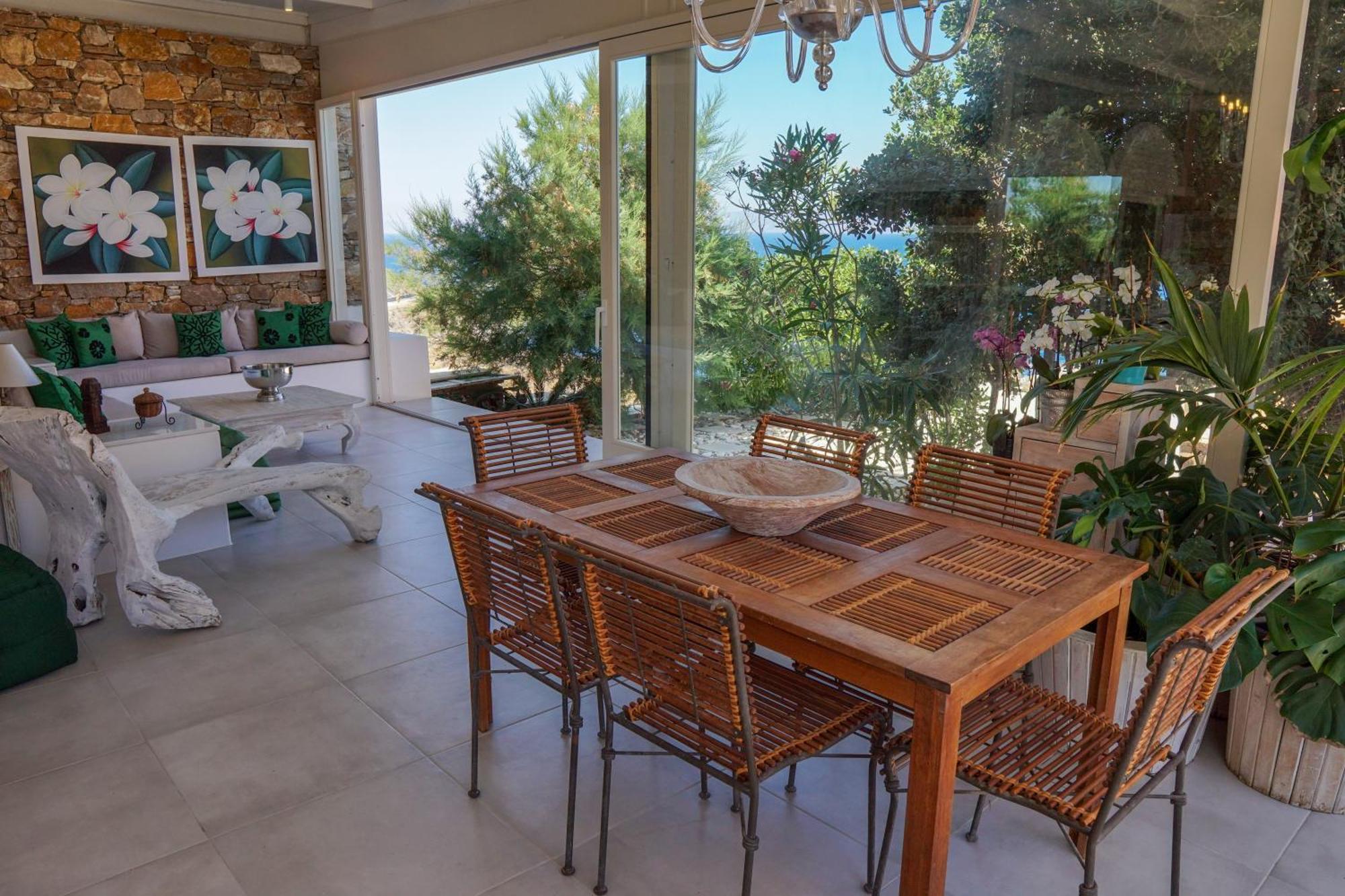 Villa Zen Dans Le Bleu Ermoúpoli Eksteriør bilde